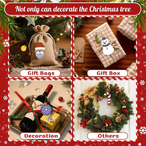 Paint by Numbers Christmas Ornaments - Snowflake Baubles Kit