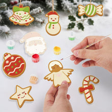 Load image into Gallery viewer, Paint by Numbers Christmas Ornaments - Bells Angel Candy Kit