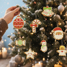 Load image into Gallery viewer, Paint by Numbers Christmas Ornaments - Bells Angel Candy Kit