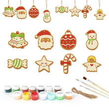 Load image into Gallery viewer, Paint by Numbers Christmas Ornaments - Bells Angel Candy Kit