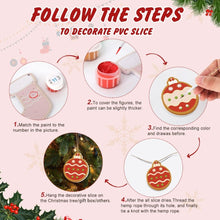 Load image into Gallery viewer, Paint by Numbers Christmas Ornaments - Bells Angel Candy Kit