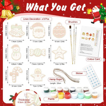 Load image into Gallery viewer, Paint by Numbers Christmas Ornaments - Bells Angel Candy Kit