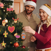 Load image into Gallery viewer, Paint by Numbers Christmas Ornaments - Merry Heart House Reindeer Kit