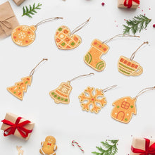 Load image into Gallery viewer, Paint by Numbers Christmas Ornaments - Bell Stocking Snowflake Kit Figured&#39;Art