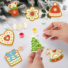 Load image into Gallery viewer, Paint by Numbers Christmas Ornaments - Hat Mittens Tree Horse Kit