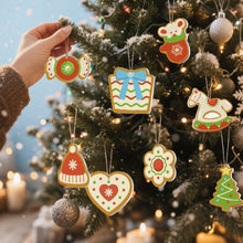 Load image into Gallery viewer, Paint by Numbers Christmas Ornaments - Hat Mittens Tree Horse Kit