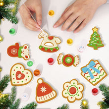 Load image into Gallery viewer, Paint by Numbers Christmas Ornaments - Hat Mittens Tree Horse Kit