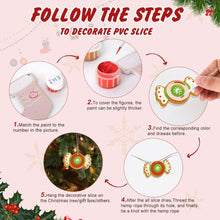 Load image into Gallery viewer, Paint by Numbers Christmas Ornaments - Hat Mittens Tree Horse Kit