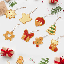 Load image into Gallery viewer, Paint by Numbers Christmas Ornaments - Star Tree Gift Gingerbread Kit Figured&#39;Art