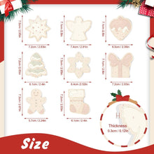 Load image into Gallery viewer, Paint by Numbers Christmas Ornaments - Star Tree Gift Gingerbread Kit
