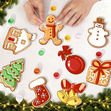 Load image into Gallery viewer, Paint by Numbers Christmas Decorations - Snowman &amp; Gingerbread Joy Kit