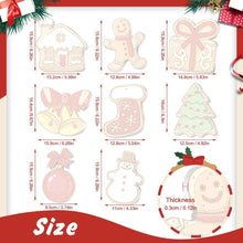 Load image into Gallery viewer, Paint by Numbers Christmas Decorations - Snowman &amp; Gingerbread Joy Kit