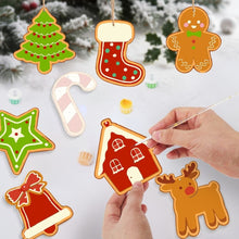 Load image into Gallery viewer, Paint by Numbers Christmas Decorations - Peppermint Treats Kit