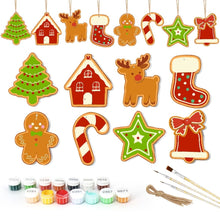 Load image into Gallery viewer, Paint by Numbers Christmas Decorations - Peppermint Treats Kit