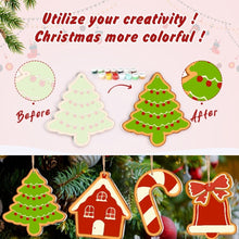 Load image into Gallery viewer, Paint by Numbers Christmas Decorations - Peppermint Treats Kit