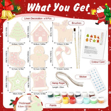 Load image into Gallery viewer, Paint by Numbers Christmas Decorations - Peppermint Treats Kit