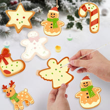 Load image into Gallery viewer, Paint by Numbers Christmas Decorations - Angel Wings &amp; Stars Kit