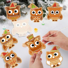 Load image into Gallery viewer, Paint by Numbers Christmas Decorations - Christmas Forest Friends Kit