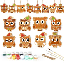 Load image into Gallery viewer, Paint by Numbers Christmas Decorations - Christmas Forest Friends Kit
