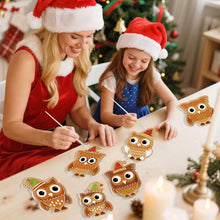 Load image into Gallery viewer, Paint by Numbers Christmas Decorations - Christmas Forest Friends Kit
