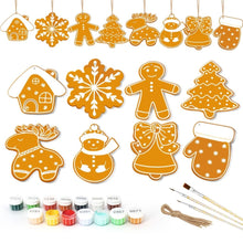 Load image into Gallery viewer, Paint by Numbers Christmas Decorations - Holiday Cookies Kit