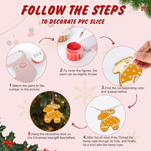 Load image into Gallery viewer, Paint by Numbers Christmas Decorations - Holiday Cookies Kit