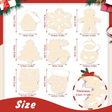 Load image into Gallery viewer, Paint by Numbers Christmas Decorations - Holiday Cookies Kit