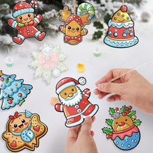 Load image into Gallery viewer, Paint by Numbers Christmas Decorations - Santa's Cookie Parade Kit