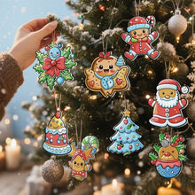 Load image into Gallery viewer, Paint by Numbers Christmas Decorations - Santa's Cookie Parade Kit