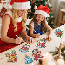 Load image into Gallery viewer, Paint by Numbers Christmas Decorations - Santa's Cookie Parade Kit