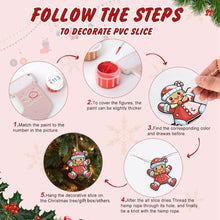 Load image into Gallery viewer, Paint by Numbers Christmas Decorations - Santa's Cookie Parade Kit