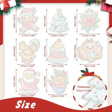 Load image into Gallery viewer, Paint by Numbers Christmas Decorations - Santa's Cookie Parade Kit