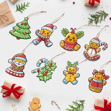 Load image into Gallery viewer, Paint by Numbers Christmas Decorations - Holly Berry Wreath Kit Figured'Art