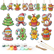 Load image into Gallery viewer, Paint by Numbers Christmas Decorations - Holly Berry Wreath Kit