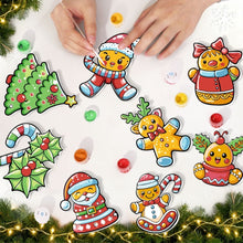 Load image into Gallery viewer, Paint by Numbers Christmas Decorations - Holly Berry Wreath Kit