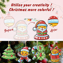 Load image into Gallery viewer, Paint by Numbers Christmas Decorations - Holly Berry Wreath Kit