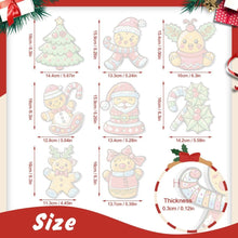 Load image into Gallery viewer, Paint by Numbers Christmas Decorations - Holly Berry Wreath Kit