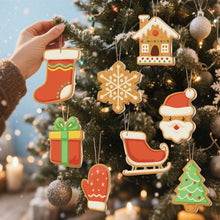 Load image into Gallery viewer, Paint by Numbers Christmas Decorations - Joyful Icons Kit 1