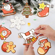 Load image into Gallery viewer, Paint by Numbers Christmas Decorations - Joyful Icons Kit 2