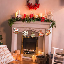 Load image into Gallery viewer, Paint by Numbers Christmas Decorations - Joyful Icons Kit 2