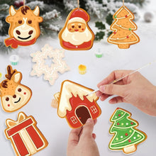 Load image into Gallery viewer, Paint by Numbers Christmas Decorations - Joyful Icons Kit 3
