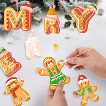 Load image into Gallery viewer, Paint by Numbers Christmas Decorations - Gingerbread Dreams Kit