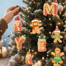 Load image into Gallery viewer, Paint by Numbers Christmas Decorations - Gingerbread Dreams Kit