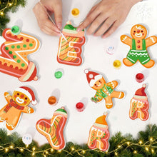 Load image into Gallery viewer, Paint by Numbers Christmas Decorations - Gingerbread Dreams Kit