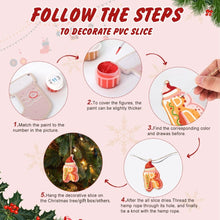 Load image into Gallery viewer, Paint by Numbers Christmas Decorations - Gingerbread Dreams Kit