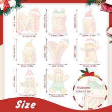 Load image into Gallery viewer, Paint by Numbers Christmas Decorations - Gingerbread Dreams Kit