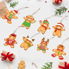 Load image into Gallery viewer, Paint by Numbers Christmas Decorations - Gingerbread Friends Kit Figured'Art