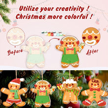 Load image into Gallery viewer, Paint by Numbers Christmas Decorations - Gingerbread Friends Kit