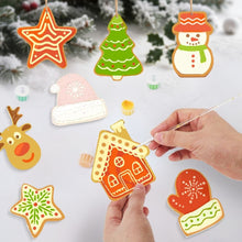 Load image into Gallery viewer, Paint by Numbers Christmas Decorations - Christmas Village Kit
