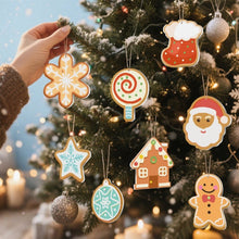Load image into Gallery viewer, Paint by Numbers Christmas Decorations - Merry Little Icons Kit 1